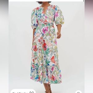 Oliphant Puff Sleeve Maxi Dress